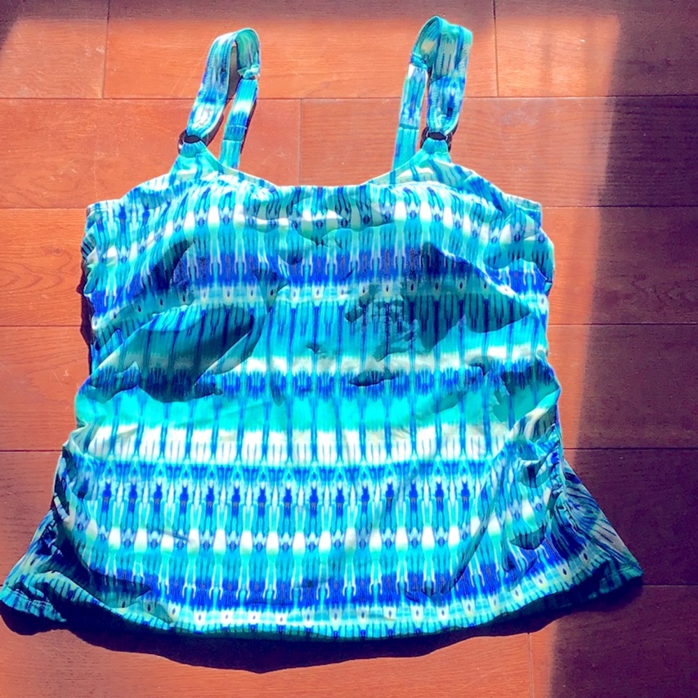 Tankini top, size 2x